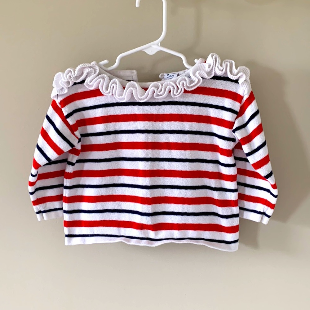 JANIE AND JACK GIRLS SWEATER SIZE 18-24 MONTHS